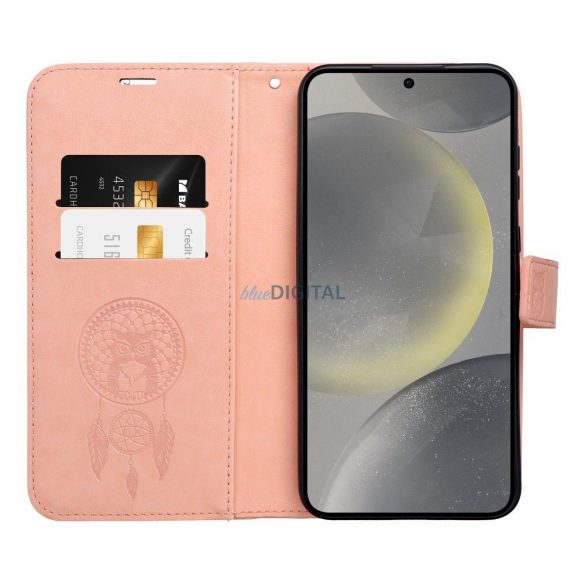 Husă pentru telefon Samsung Galaxy A35 5G, husă carte, husă cu deschidere laterală, închidere magnetică, floare de piersic, prins de vise, SM-A356, Mezzo