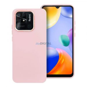 Husa spate Xiaomi Redmi Note 13 4G, carcasa TPU, roz pudrat, Cadru