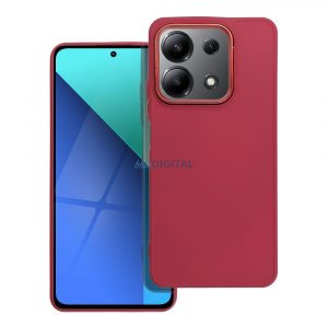 Husa spate Xiaomi Redmi Note 13 4G, carcasa TPU, visiniu/rosu, Cadru