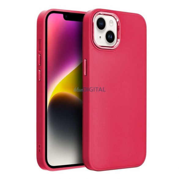 Husa spate Xiaomi Redmi Note 13 4G, carcasa TPU, visiniu/rosu, Cadru