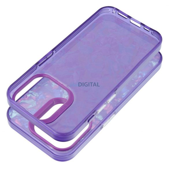 Carcasă spate iPhone 12 / 12 Pro (6.1"), carcasă tare, carcasă TPU / PC, violet, Tutti Frutti