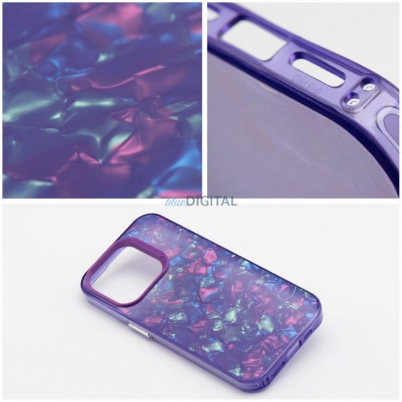 Carcasă spate iPhone 12 / 12 Pro (6.1"), carcasă tare, carcasă TPU / PC, violet, Tutti Frutti