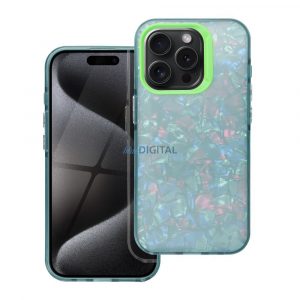 Carcasă spate iPhone 15 (6.1"), carcasă tare, carcasă TPU / PC, verde, Tutti Frutti