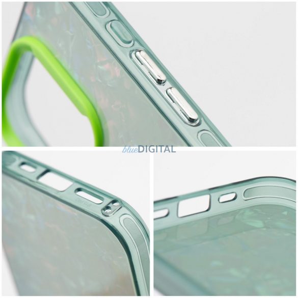 Carcasă spate iPhone 15 (6.1"), carcasă tare, carcasă TPU / PC, verde, Tutti Frutti