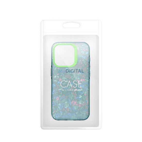 Carcasă spate iPhone 15 (6.1"), carcasă tare, carcasă TPU / PC, verde, Tutti Frutti