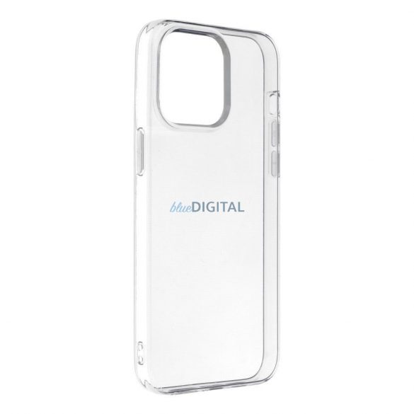 Husă din silicon pentru iPhone 16 (6.1"), transparentă, 2mm, cu protecție pentru cameră, Transparent