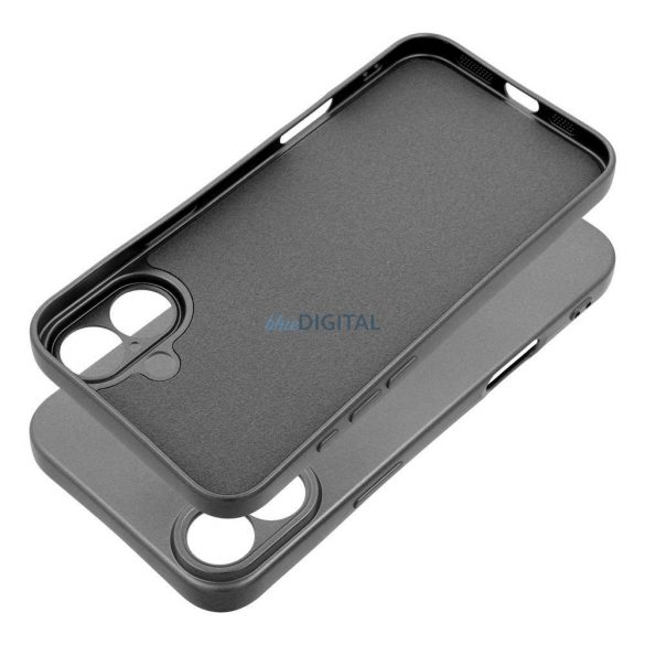 iPhone 16 Plus (6.7") Carcasă cu capac spate, carcasă TPU, gri, metalic