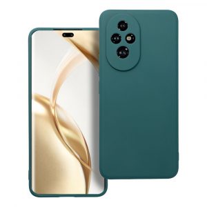 Husa din silicon Honor 200, capac din spate, verde, mat