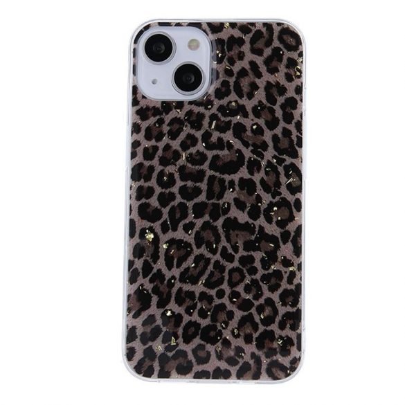 Samsung Galaxy A22 5G Husă spate, Husă TPU, SM-A226, Gold Glam Leopard 1