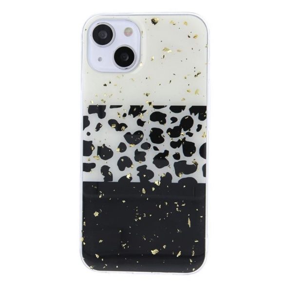 Samsung Galaxy A22 5G Husă spate, Husă TPU, SM-A226, Gold Glam Leopard 2