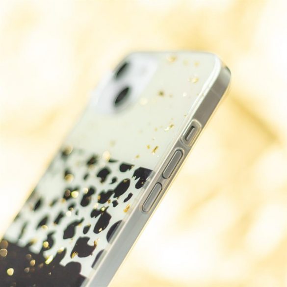 Samsung Galaxy A22 5G Husă spate, Husă TPU, SM-A226, Gold Glam Leopard 2