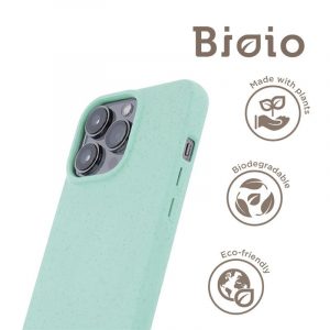 Husa ecologica iPhone 14 (6.1"), husa spate, albastra, Bioio