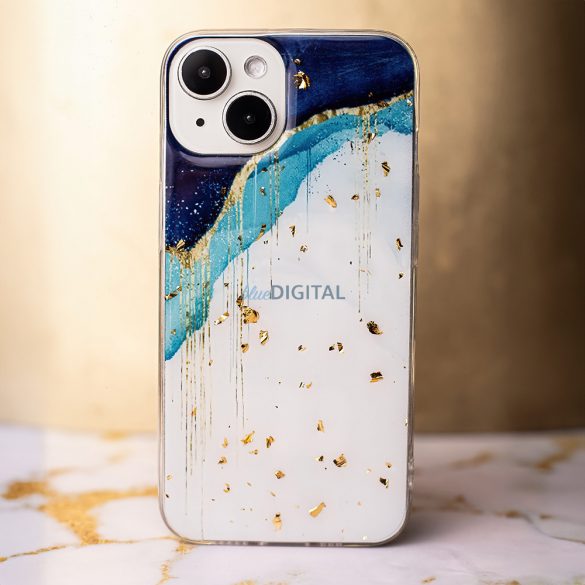 Carcasa spate Samsung Galaxy A05s, carcasa TPU, SM-A057, Gold Glam Iceberg