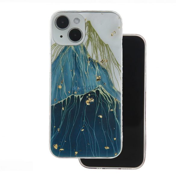 Carcasa spate Samsung Galaxy A05s, carcasa TPU, SM-A057, Gold Glam Mountain