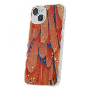 Carcasă din spate iPhone 13 (6,1"), carcasă TPU, Gold Glam Orange