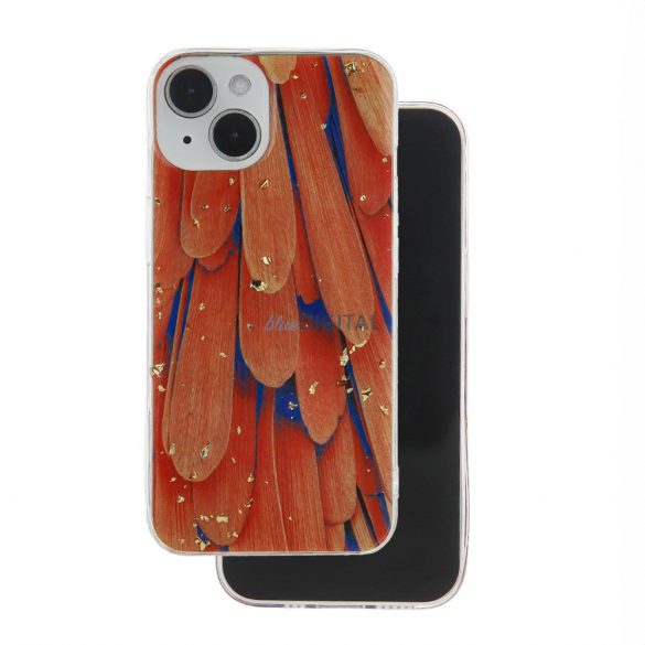 Carcasă din spate iPhone 13 (6,1"), carcasă TPU, Gold Glam Orange