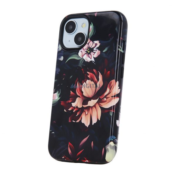 Husă din spate pentru iPhone 13 Pro (6.1"), carcasă rigidă, carcasă TPU/PC, model de flori, Bujor Decor