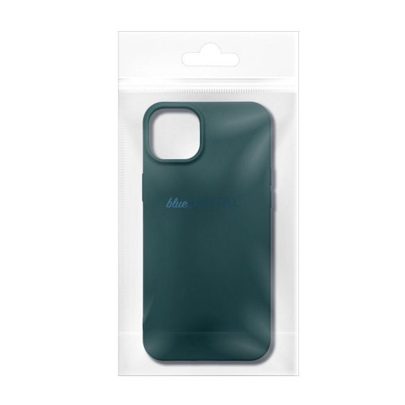 iPhone 16 (6.1") silicon caz, spate caz, verde, mat