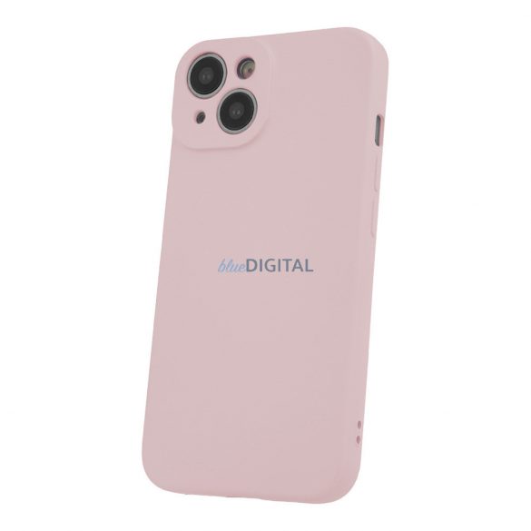 Xiaomi Redmi A3 Carcasă din silicon, carcasă spate, interior din piele de căprioară, roz, mată, carcasă din silicon