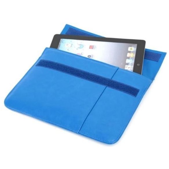 Geantă pentru tabletă din piele artificială Platinet albastră de 9,7"-10,1".