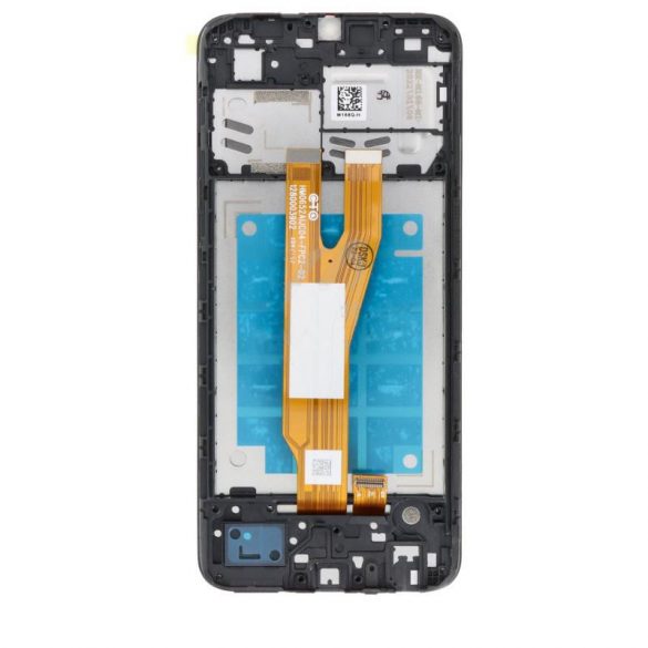 Samsung A032 Galaxy A03 Core negru din fabrică LCD + panou tactil cu cadru