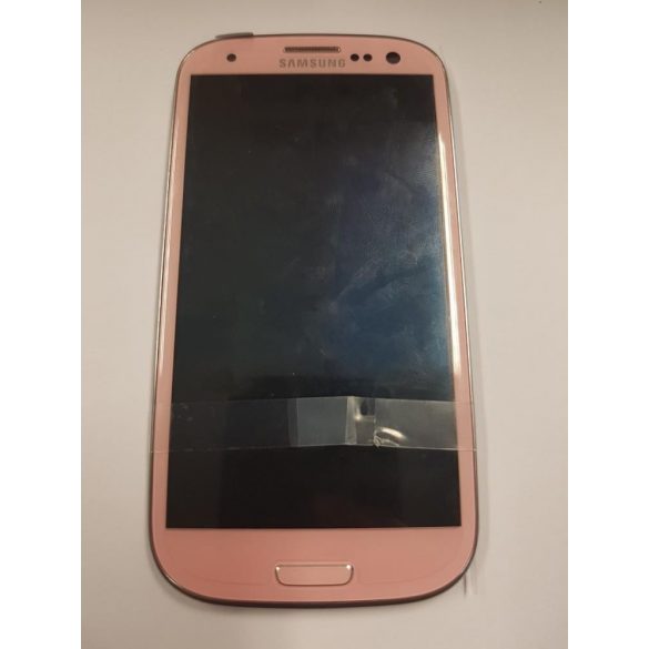 Samsung I9300 Galaxy S3 roz / roz fabrică LCD + panou tactil cu ramă