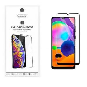 Letang Samsung A315 Galaxy A31 folie din sticlă frontală neagră de 0,3 mm