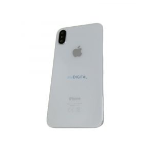 iPhone X (5.8") Husă spate, cameră cu obiectiv / sim tray, Husă baterie, argintiu, calitate AAA+