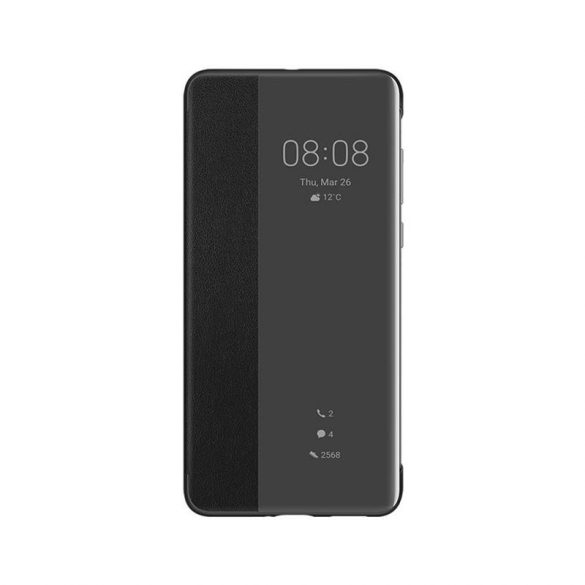 Huawei P40 fabrică negru fereastră inteligent husă carte activă