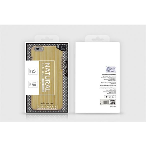 Husa din spate premium din lemn de bambus Nillkin Knights pentru iPhone 6 6S Plus (5,5")