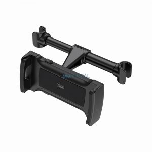 Suport pentru telefon/tabletă pentru tetiera, rotativ la 360°, 4,7"-12,9", negru, XO-C93