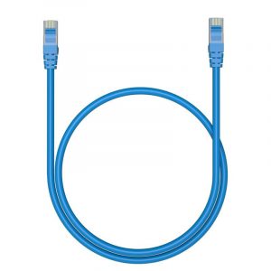 Cablu de retea cu conectori RJ45, albastru, 1M, XO-GB007