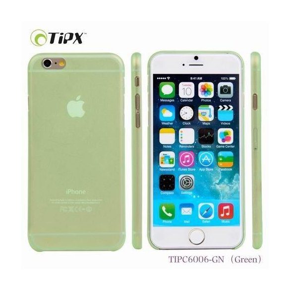 Carcasa din plastic pentru iPhone 6 6S Plus (5,5") verde Slimmark 0,4 mm