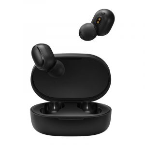 Căști bluetooth stereo cu încărcător wireless, TWS, negru, Xiaomi Mi Basic 2