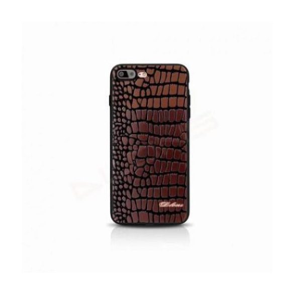 DLONS iPhone 7 8 SE 2020 / SE 2022 (4.7") burgundy crocodile model spate husă