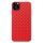 Carcasă din spate iPhone 11 Pro (5,8"), carcasă TPU, roșie, Devia Woven