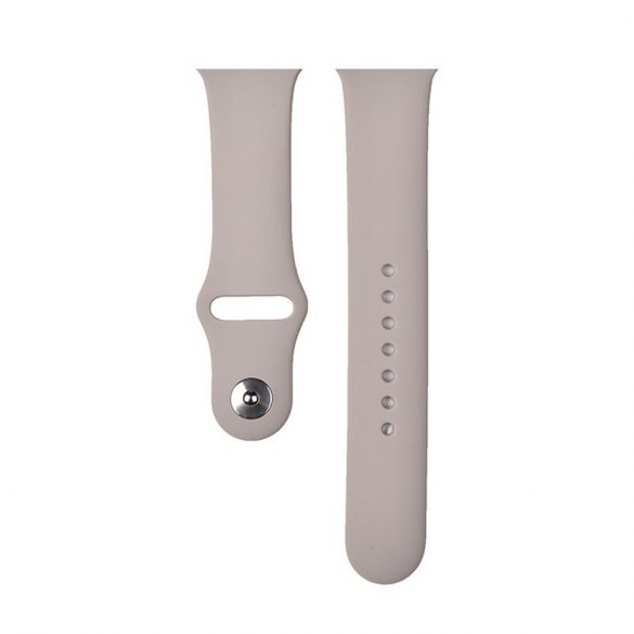 Curea din silicon pentru ceas inteligent Apple Watch 1/2/3/4/5, gri, 38/40/41 mm, Devia Deluxe Sport