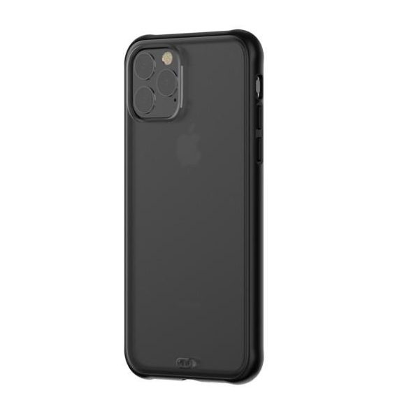 iPhone 11 Pro Max 2019 (6,5")Husăcu Husă spate, transparent / luneta neagră, Devia Soft Elegant