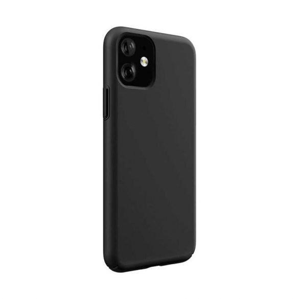 Husa din spate iPhone 11 Pro (5,8"), husa din silicon, neagra, Devia Nature