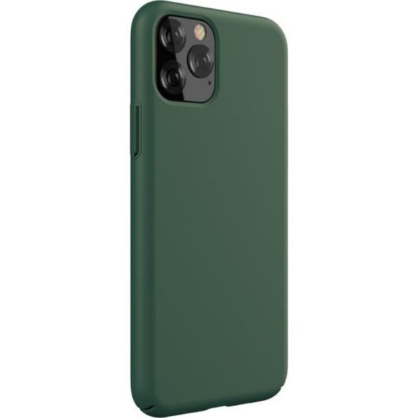 Husa din spate iPhone 11 Pro (5,8"), husa din silicon, verde, Devia Nature