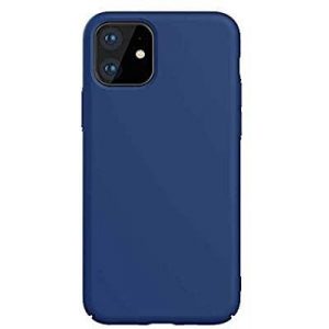 Husa spate iPhone 11 Pro (5,8"), husa din silicon, albastra, Devia Nature