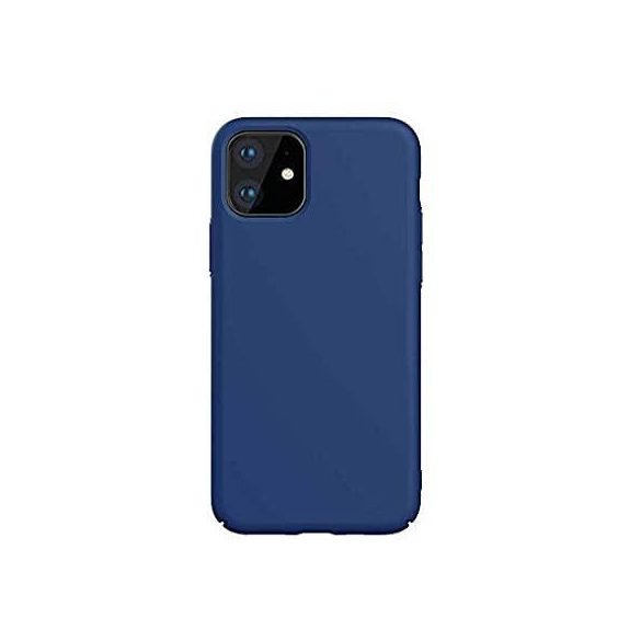 Husa spate iPhone 11 Pro (5,8"), husa din silicon, albastra, Devia Nature