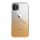 Husa spate iPhone 11 Pro Max (6.5"), carcasa TPU, transparenta/aurie, Devia Ocean 2