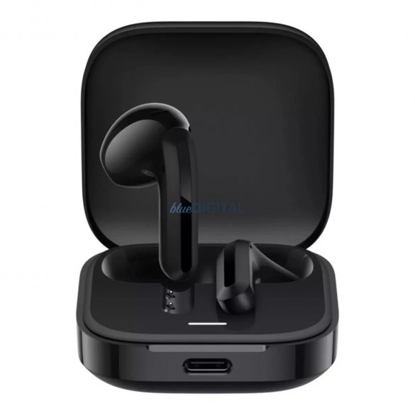 Căști bluetooth stereo cu încărcător wireless, TWS, negru, Xiaomi Redmi Buds 6 Active