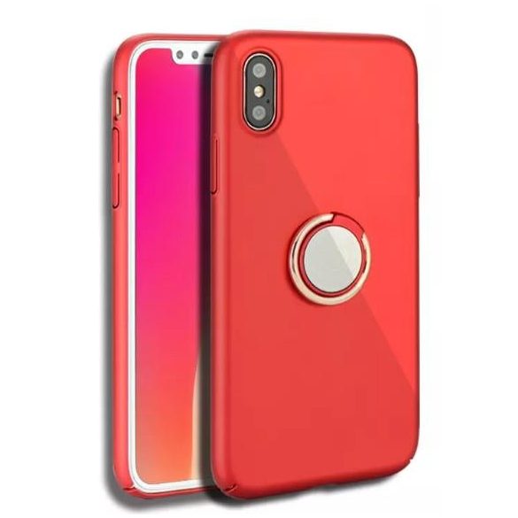 Joway BHK35 iPhone X / XS (5,8") inel roșu husă magnetică TPU