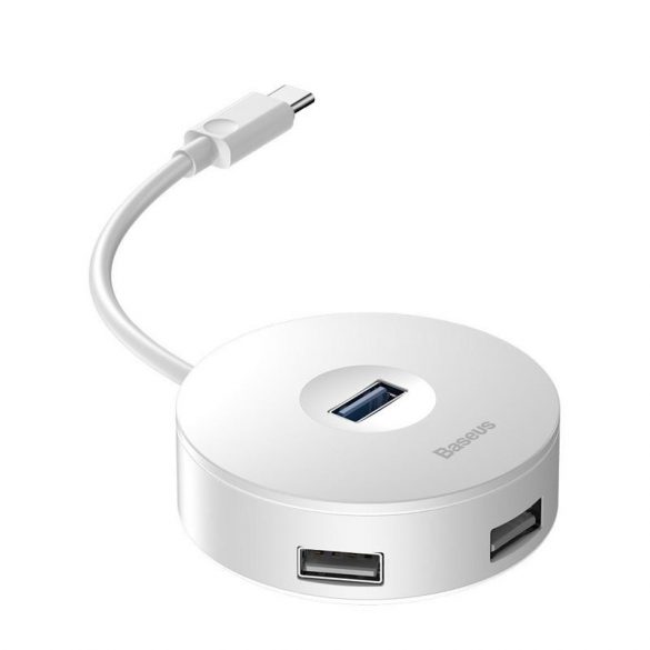 Baseus CAHUB-G02 hub HUB alb cu 4 porturi USB + micro USB