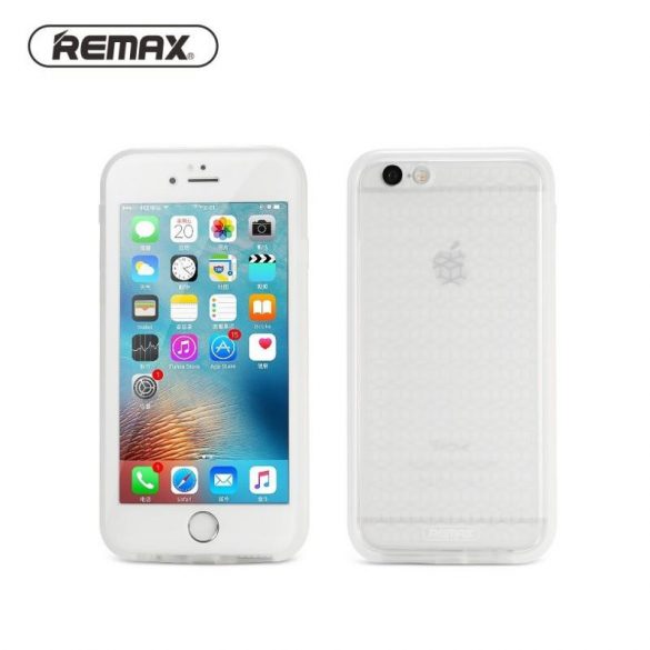 Carcasă din plastic Remax Journey pentru iPhone 6 6S Plus (5,5"), albă, 360° față+spate