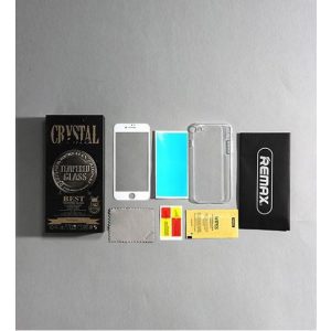 Remax GL-08 Samsung G955 Galaxy S8 Plus folie de sticlă frontală 3D albă (PET)