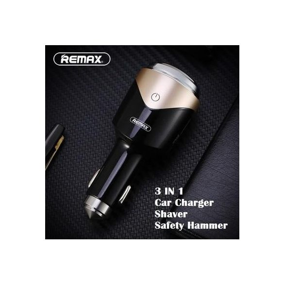 Remax RT-SP01 cap de umplere trabuc negru 2.4A cap sparg parbriz + brici