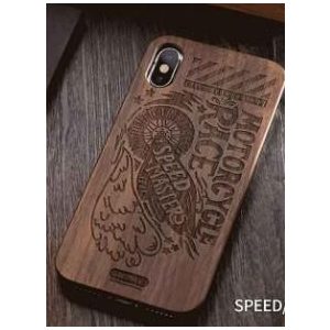 Carcasa din lemn Remax RM-1639 Speed ​​masters pentru iPhone X XS (5,8")